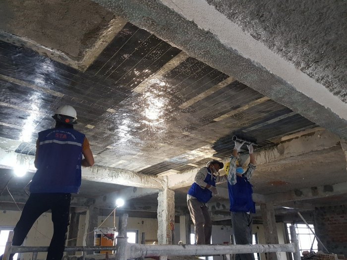 TĂNG CƯỜNG KHẢ NĂNG CHỊU LỰC CỦA KẾT CẤU BẰNG GIA CƯỜNG VẢI SỢI CARBON (CFRP)