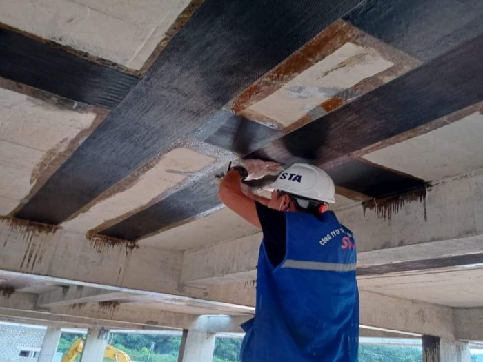 GIA CƯỜNG SỢI CARBON (CFRP) TẠI KON TUM